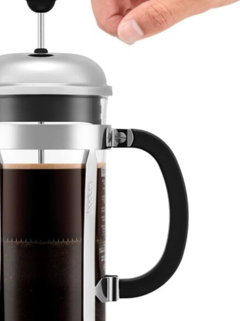 Bodum Chambord French Press 34oz | Stainless Steel & Glass - Picture 6 of 7